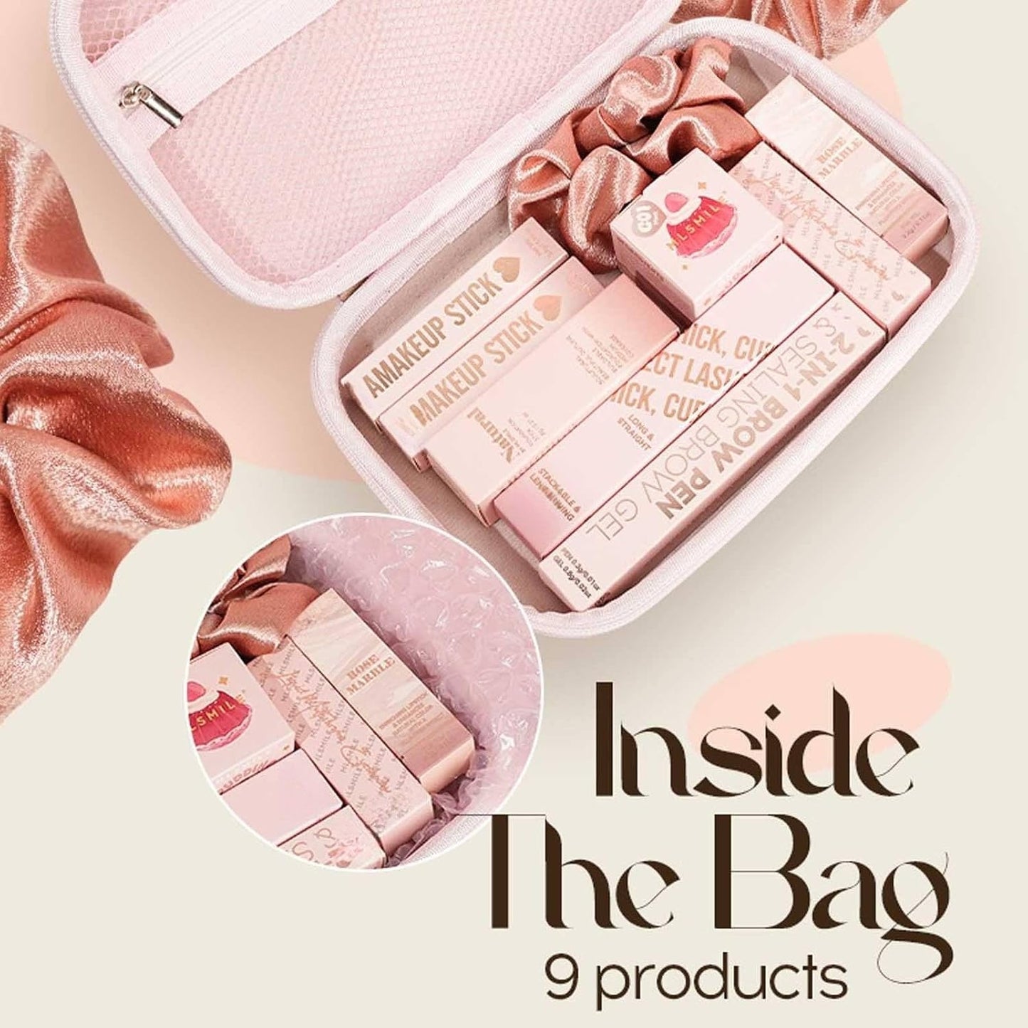 Ultimate Makeup Kit for Teen Girls - Complete Cosmetic Set with Lipstick, Contour, Highlighter, Eyeshadow, and More - Perfect Gift for Women!