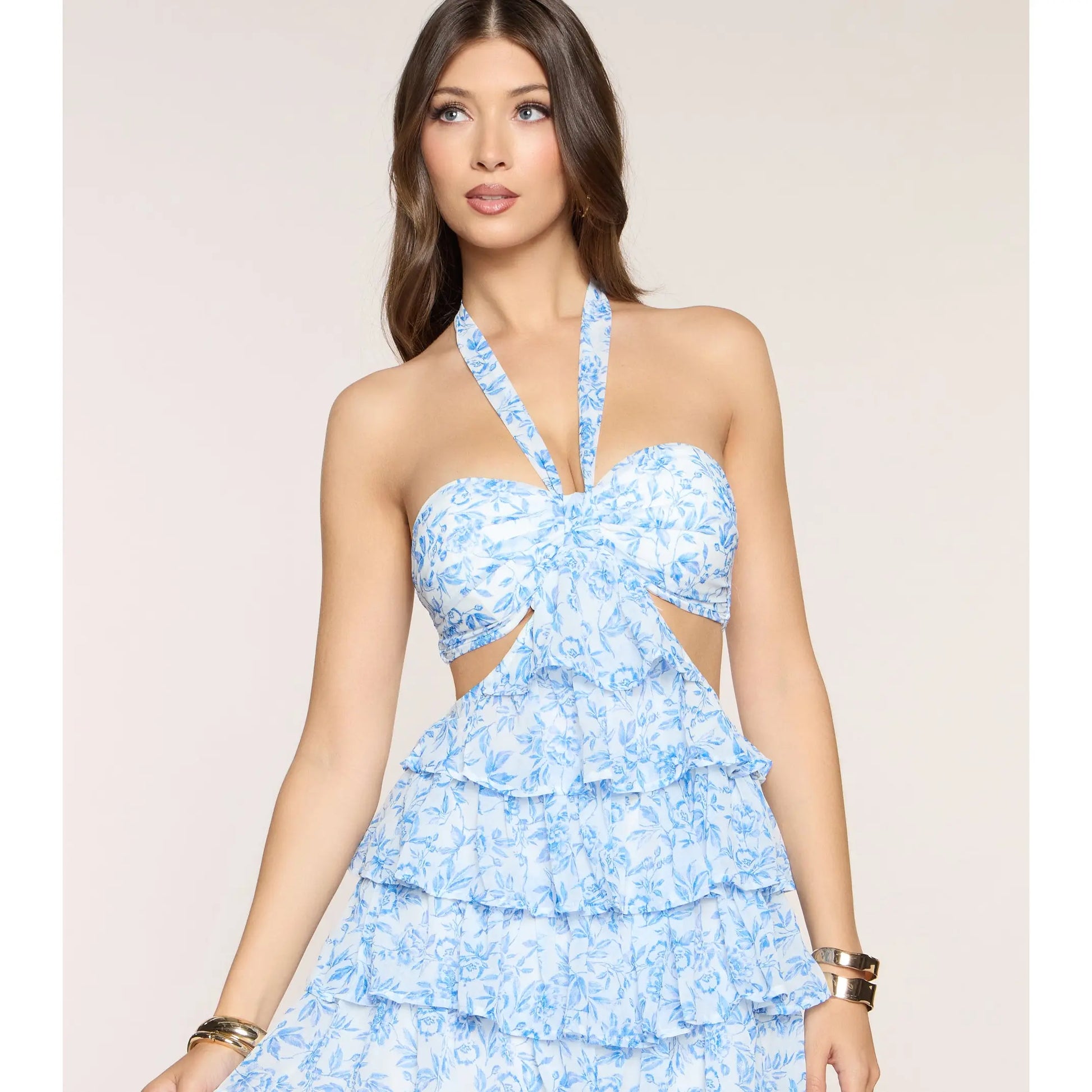 Love Story Floral Mini Dress