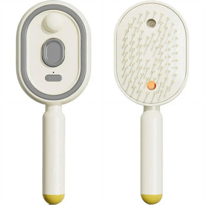 Electric Spray Air Cushions Massage Comb 3 in 1 Self Cleaning Steam Essential Oil Brush Rechargeable Spray Scalp Massager Combs