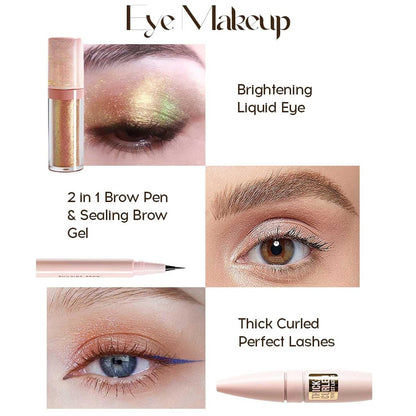 Ultimate Makeup Kit for Teen Girls - Complete Cosmetic Set with Lipstick, Contour, Highlighter, Eyeshadow, and More - Perfect Gift for Women!