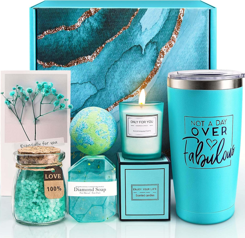 Delightful Spa Gift Basket for Women - Perfect Birthday and Mother's Day Gifts for Moms, Wives, Sisters, and Friends - Unique Relaxation Set with Coffee Scented Treats