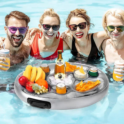 Ultimate Kid-Friendly Inflatable Pool Cup Holder - Perfect for Summer Beach Parties and Family Fun!