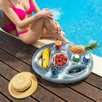 Ultimate Kid-Friendly Inflatable Pool Cup Holder - Perfect for Summer Beach Parties and Family Fun!
