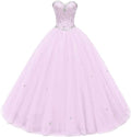 Women'S Sweetheart Ball Gown Tulle Quinceanera Dresses Prom Dress