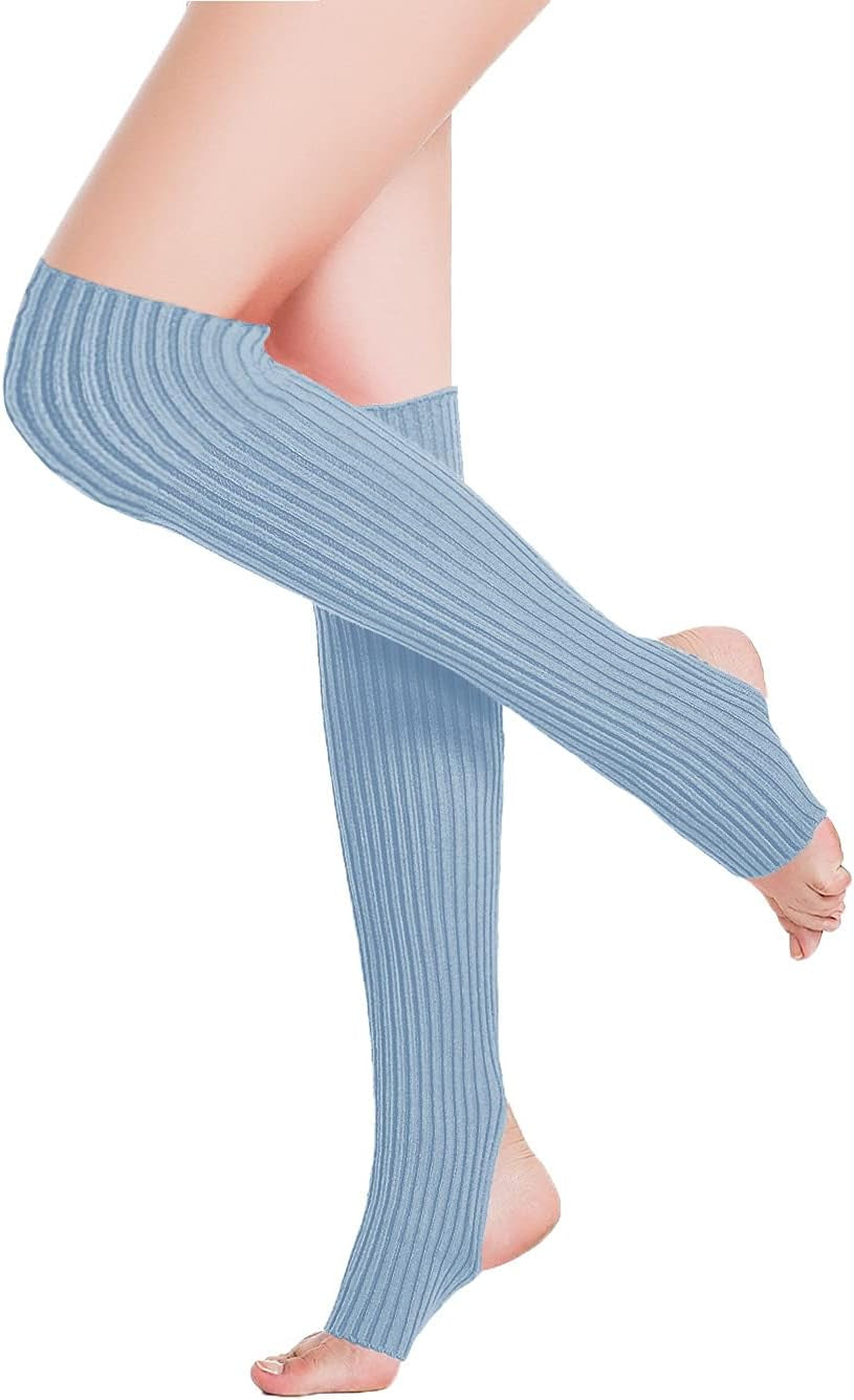 Women’S Neon Knit Leg Warmer for 80S Party Dance Sports Yoga